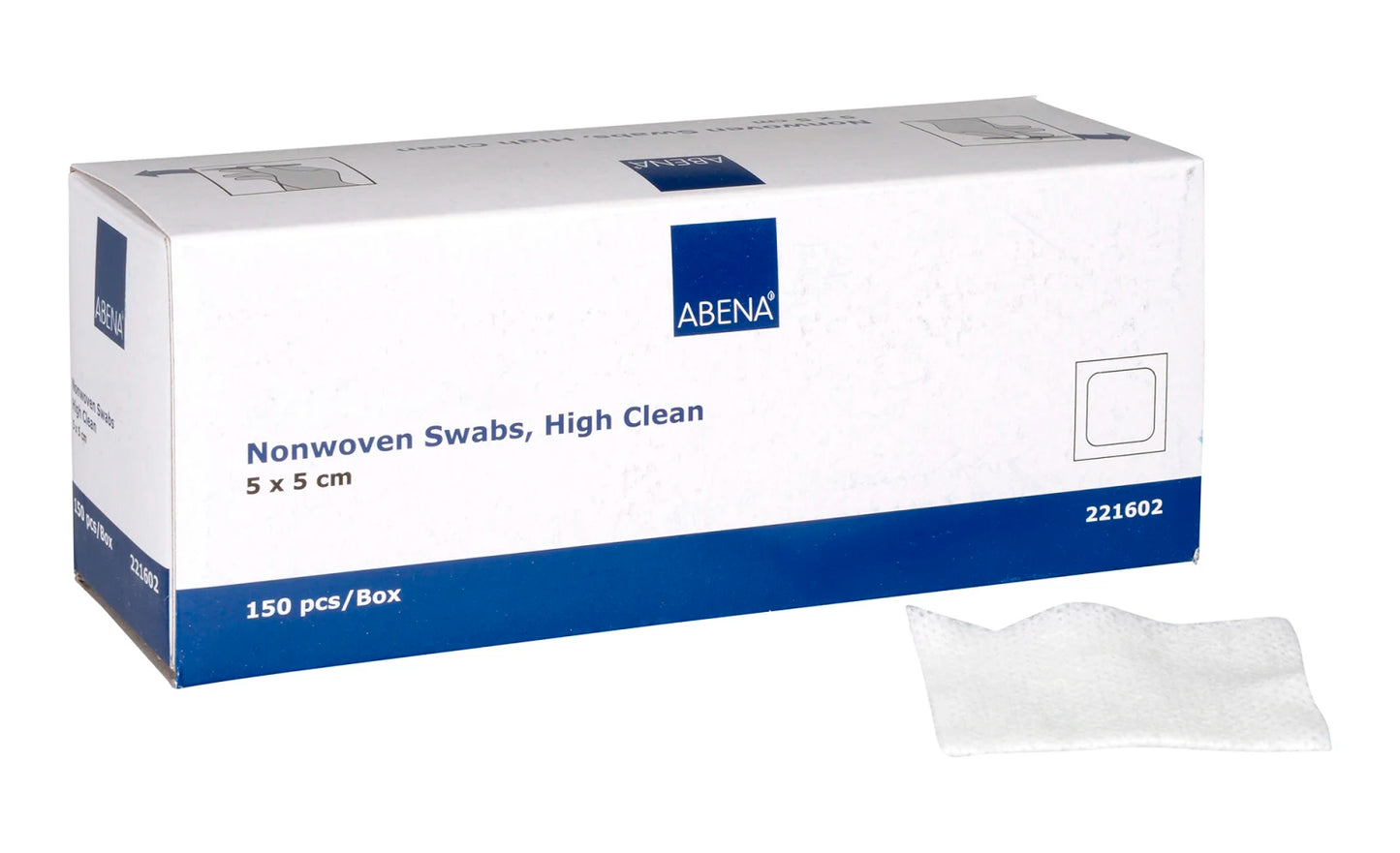 Kompress N.W 5X5cm hvit usteril m/boks