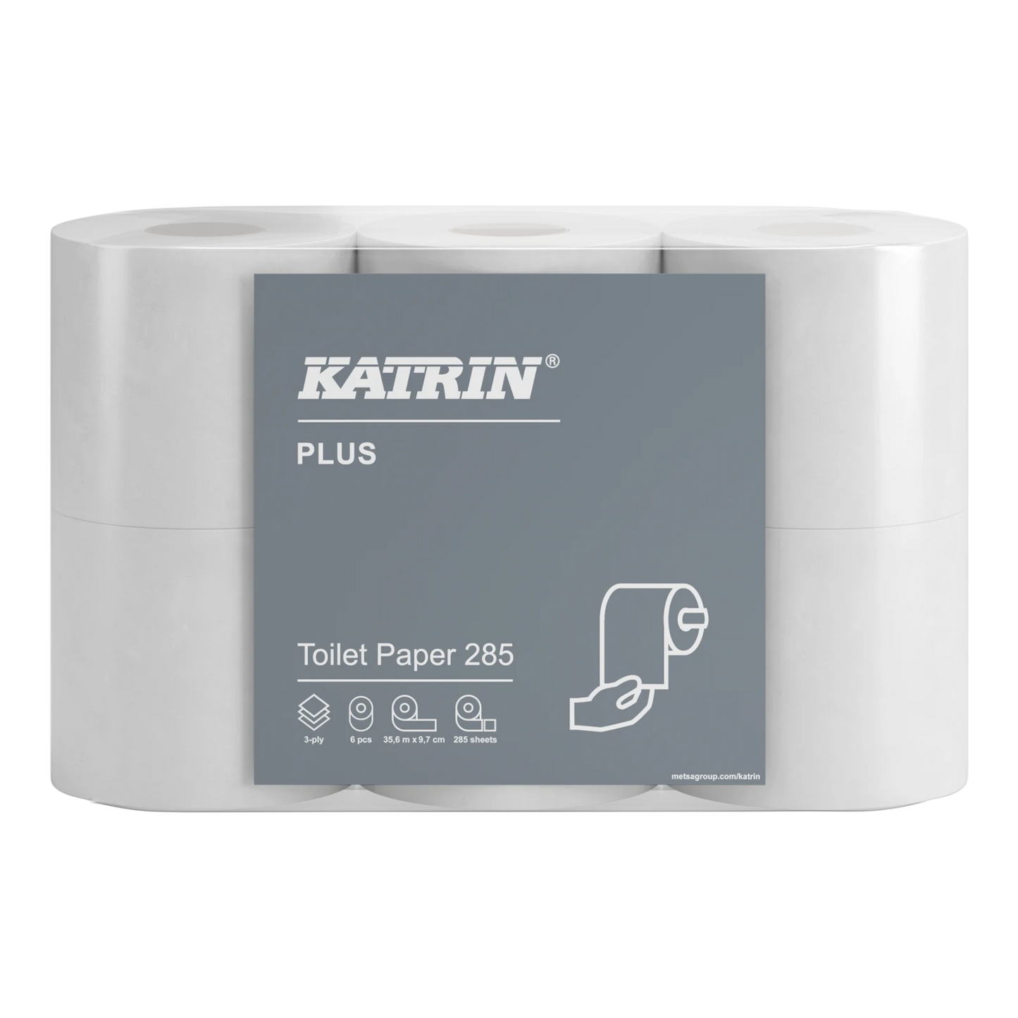 Toalettpapir KATRIN Plus 285 35,6m (6 pack)