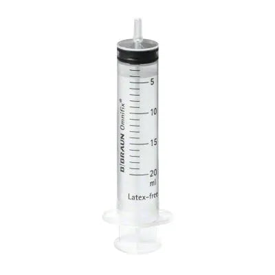 B. Braun Omnifix Sprøyte Luer 20 ml, 100 stk.