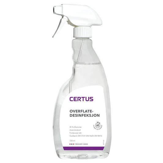 Overflatedesinfeksjon Certus 85% 720ml