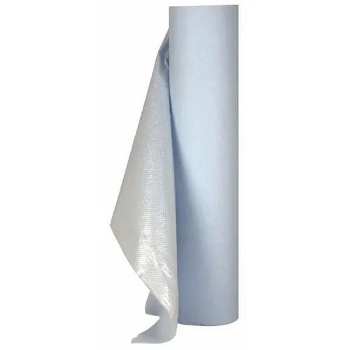 Legebenkpapir med plast 50cmx65m blå