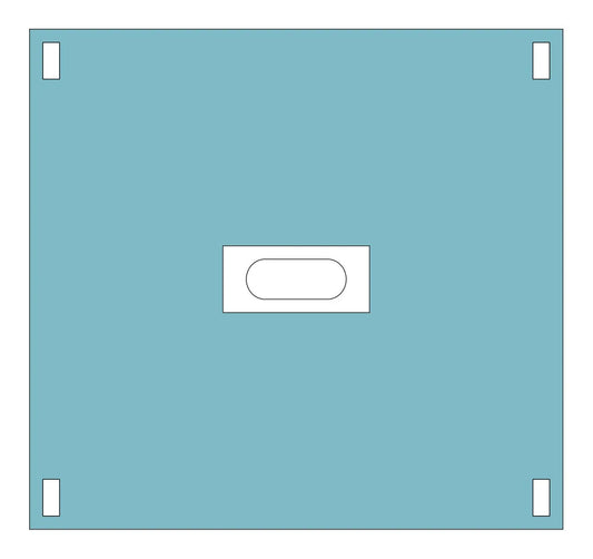 Oppdekking Hullduk m/lim 75x80cm Ø 6x15