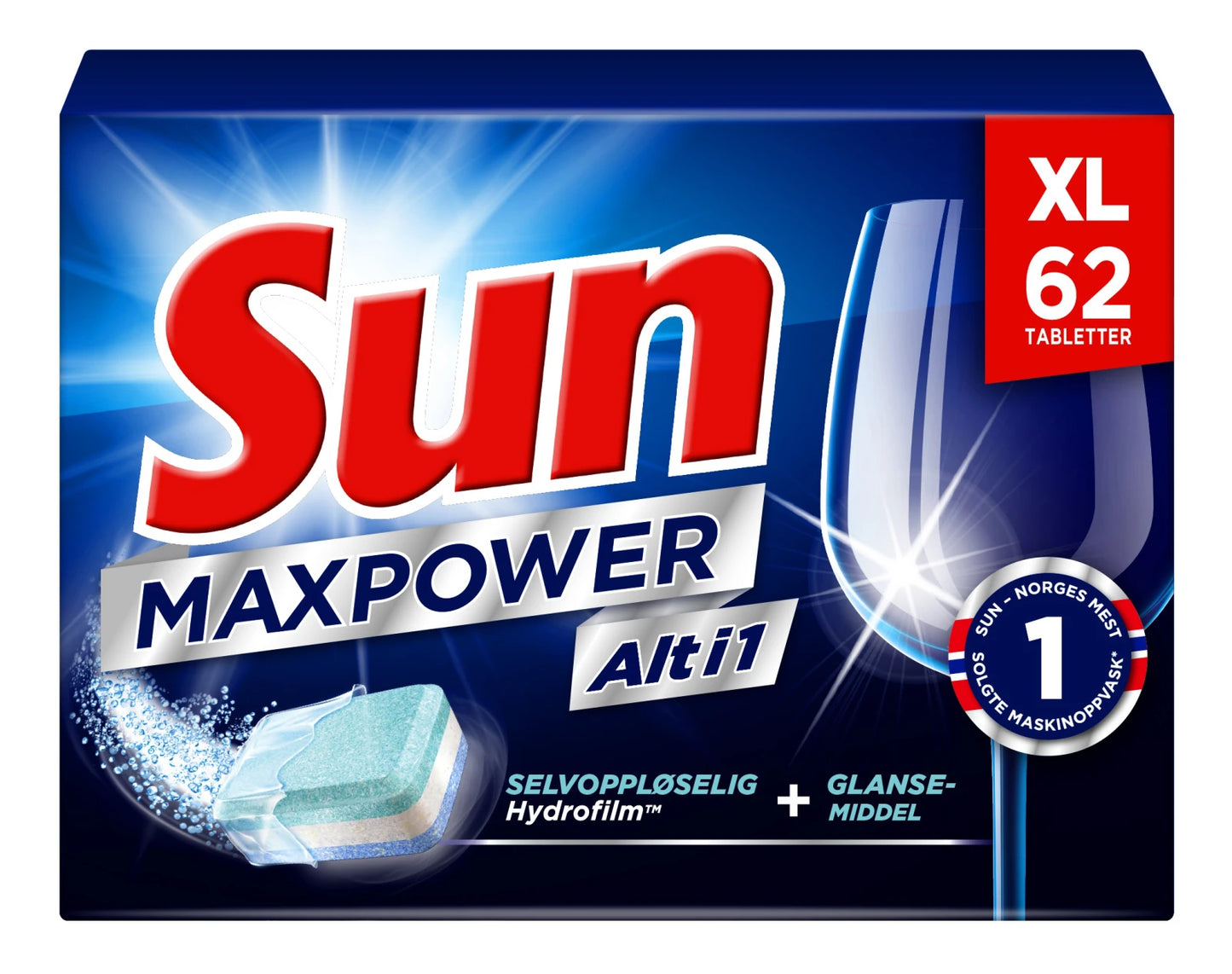 Maskinoppvask SUN Alt i 1 MaxPower (62)