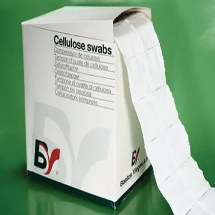 Tupfer cellulose usteril 4x5cm på rull