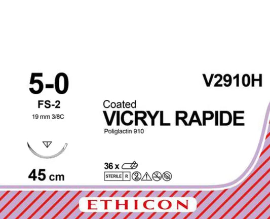 Sutur Vicryl Rapide 5-0 FS-2 45cm Ufarge